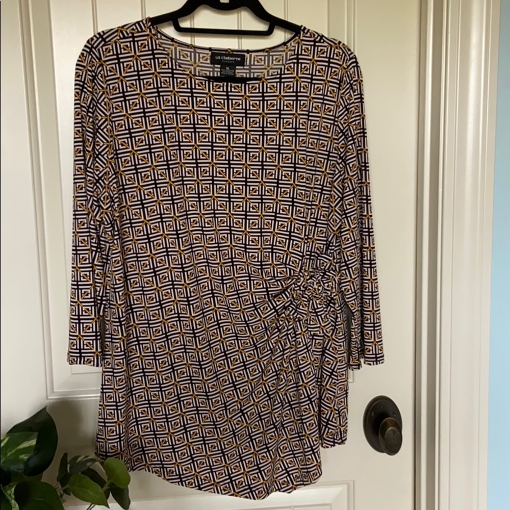 Liz Claiborne Tie Top